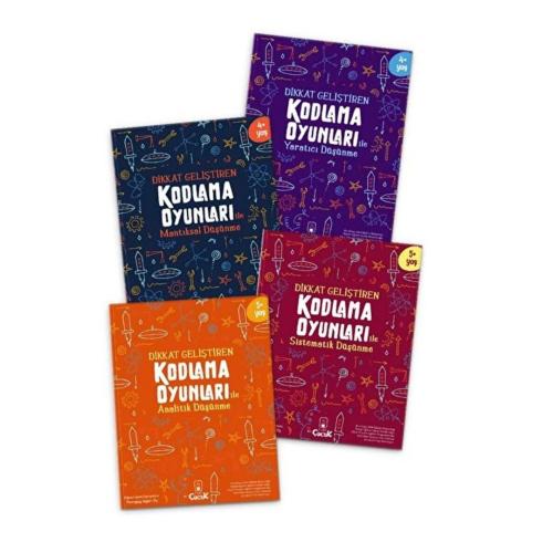 4+ 5+ Yaş Dikkat Geliştiren Kodlama Oyunları Serisi